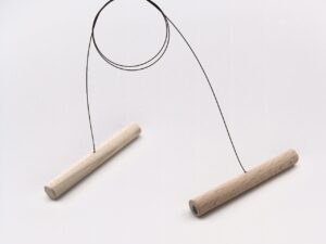 切糸　棒付きピアノ線　